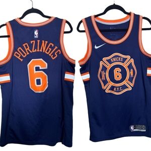 FDNY Nike Knicks Porzingis Jersey